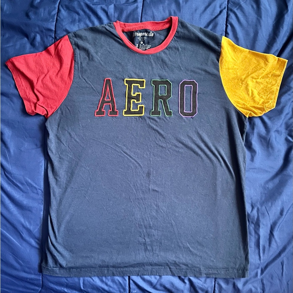 Multicolor, Large Size, Aeropostale Shirt